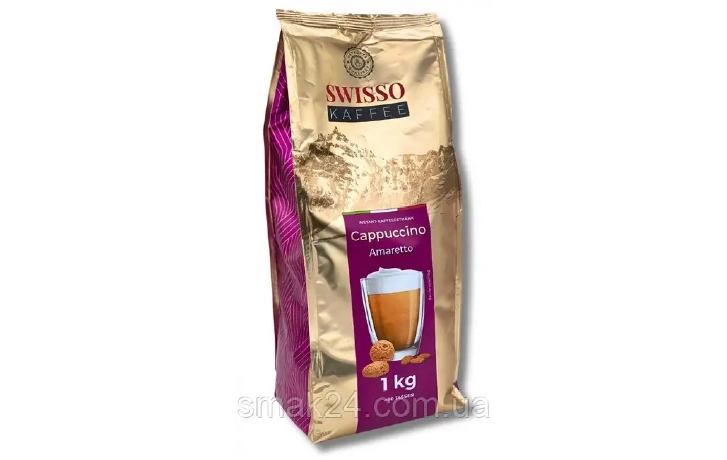 Капучино со вкусом Амаретто Swisso Kaffee Cappuccino Amaretto 1кг Германия