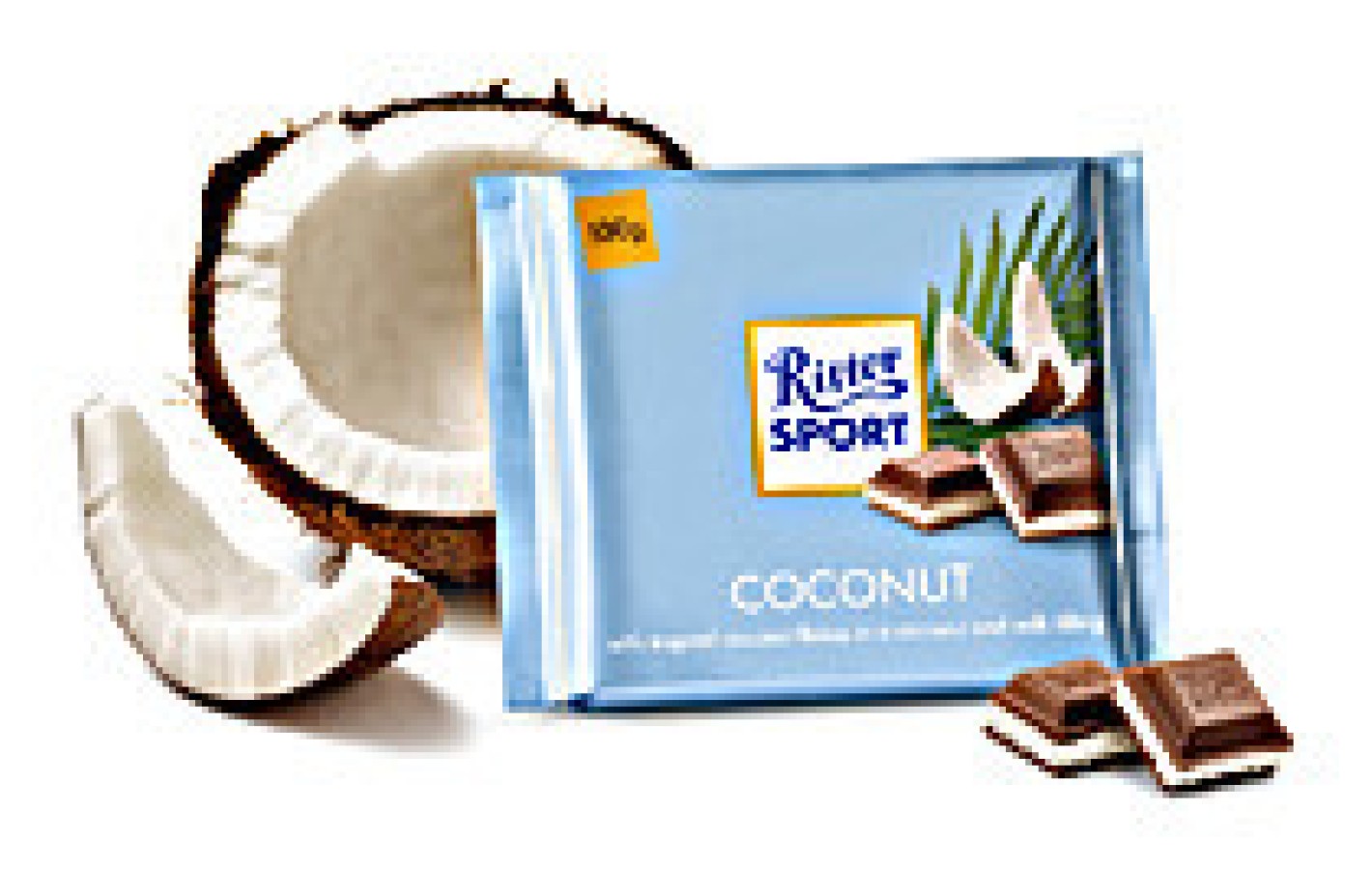 Шоколад с Кокосом Ritter Sport Kokos Германия 100г