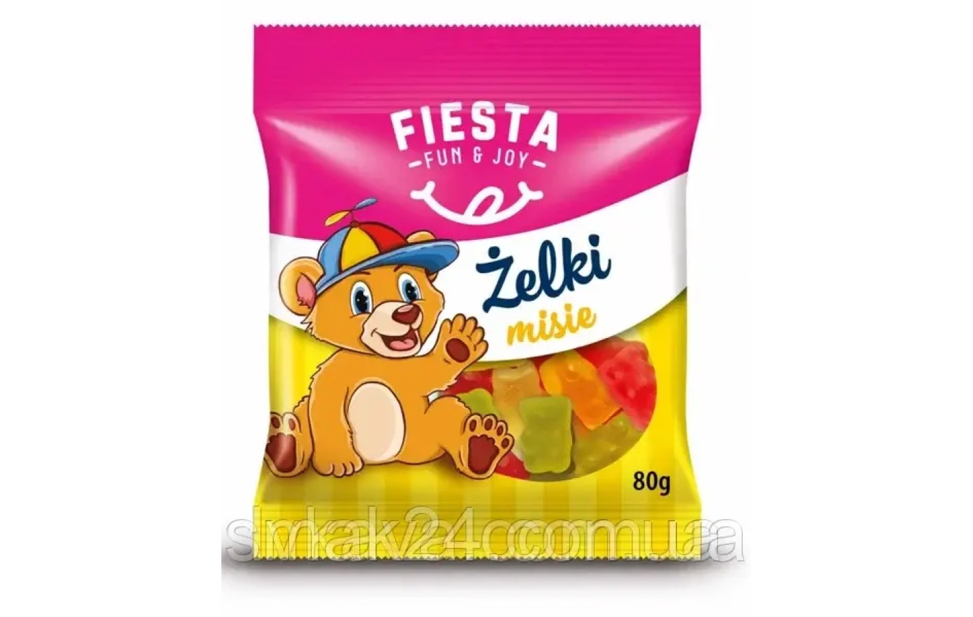 Желейні цукерки Zelki Fiesta ведмедики Польща 80г