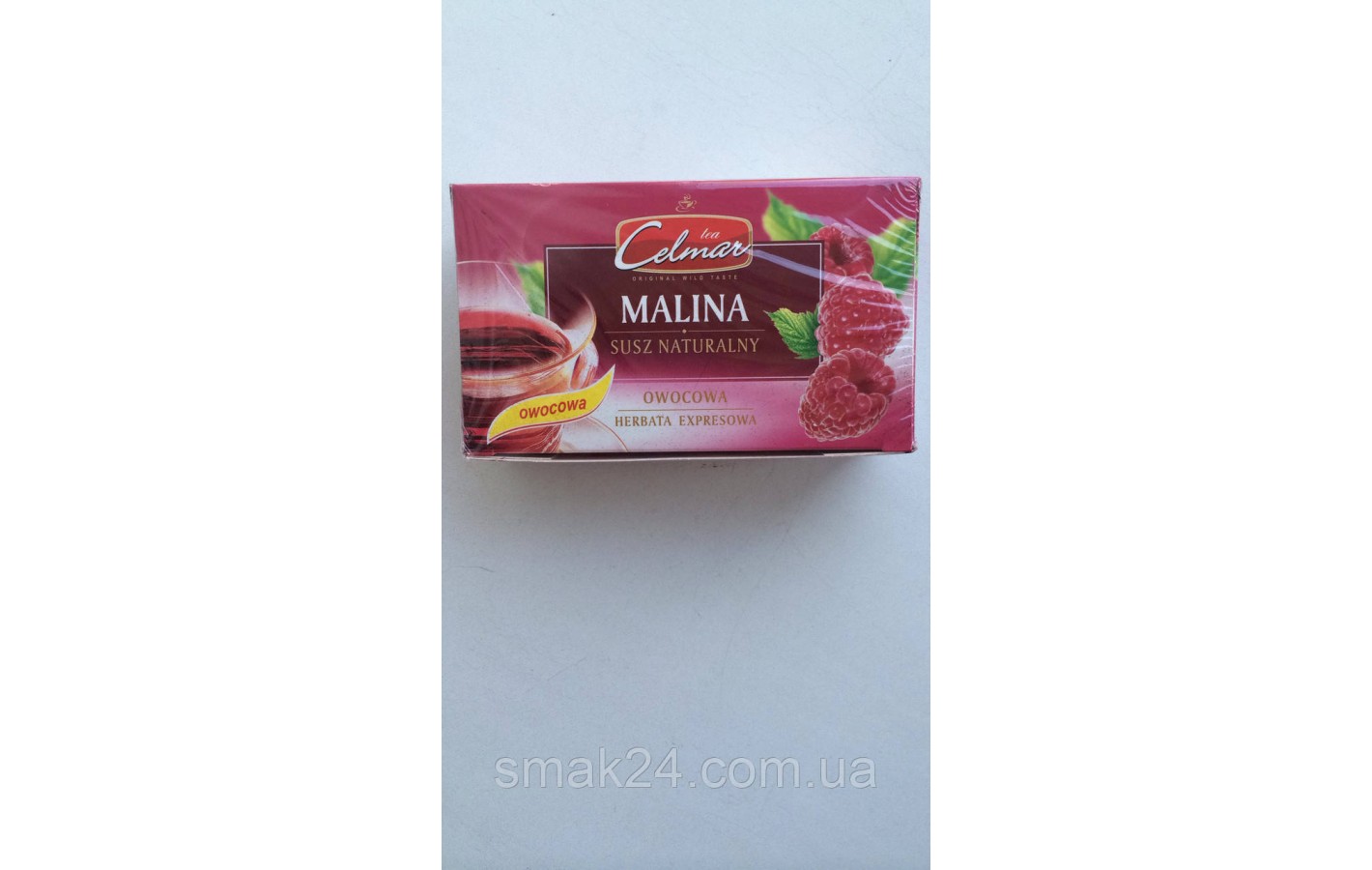 Чай фруктовый Celmar Malina (малина) Польша  20 пакетиков (34г)