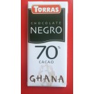Шоколад Torras Negro 70% какао Іспанія 125г