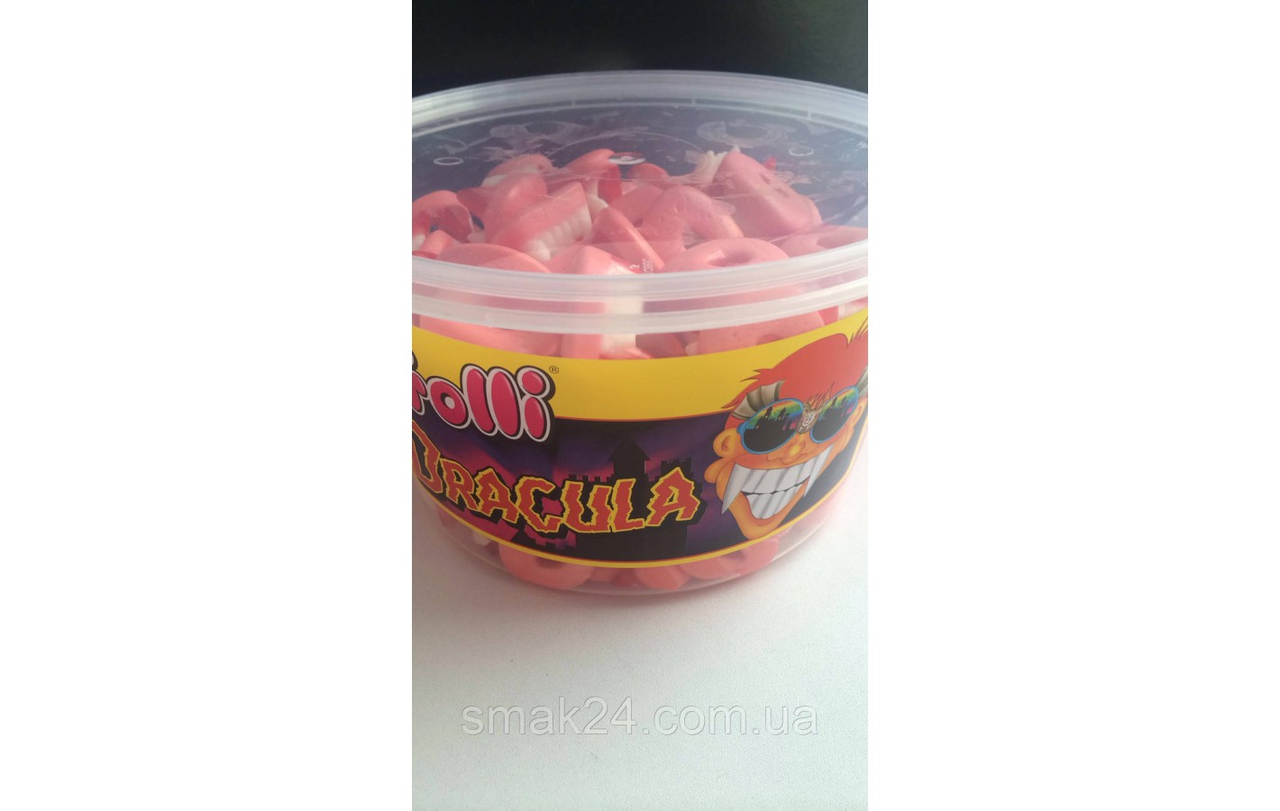 Желейные (жевательные) конфеты Trolli -Дракула-Зубы Германия 1050г (150 шт)