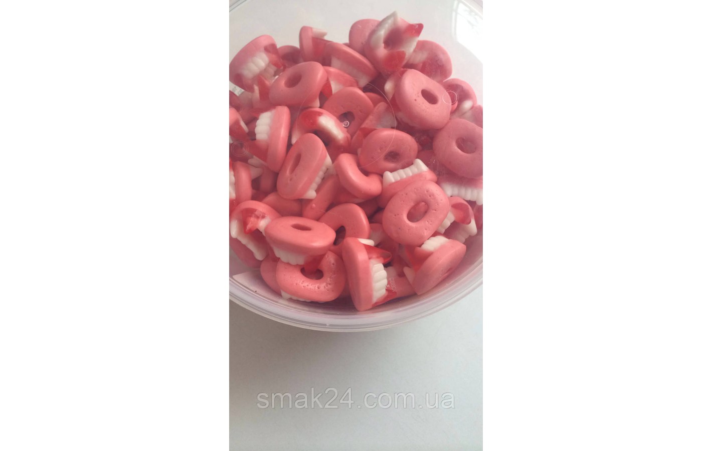 Желейные (жевательные) конфеты Trolli -Дракула-Зубы Германия 1050г (150 шт)