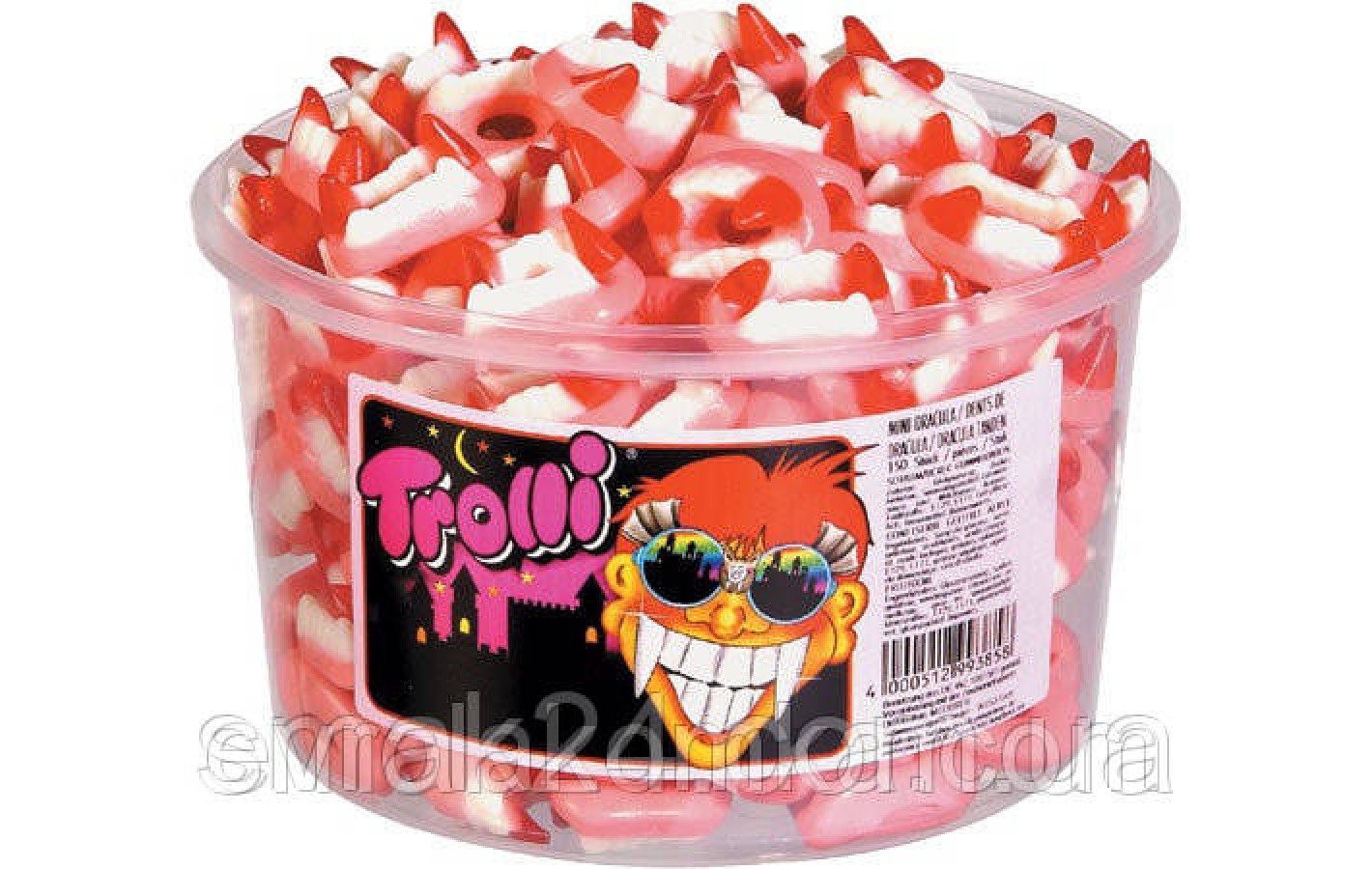 Желейные (жевательные) конфеты Trolli -Дракула-Зубы Германия 1050г (150 шт)