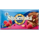 Шоколад молочный Studentska pecet с малиной, арахисом и кусочками мармелада Чехия 170г