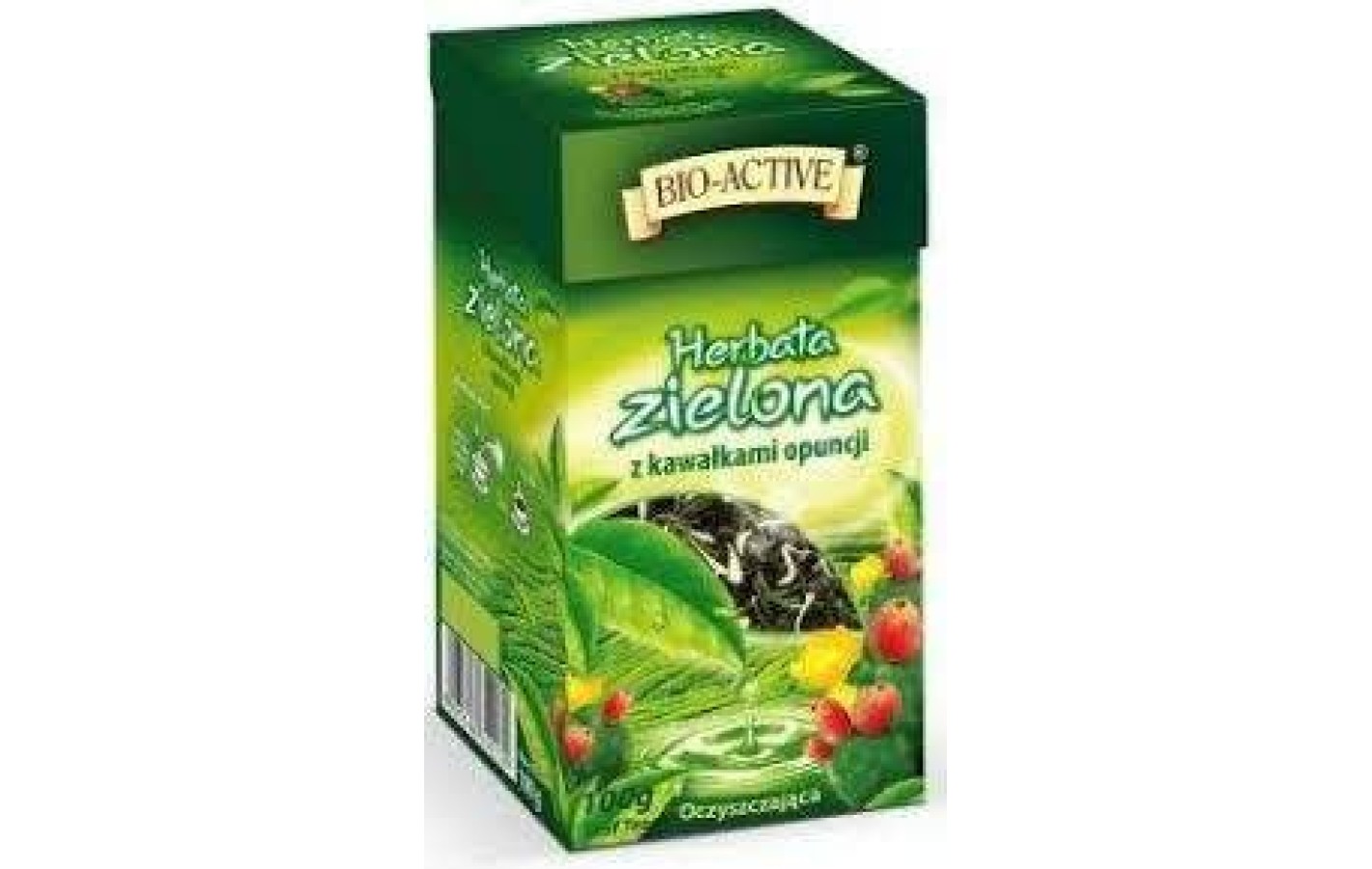 Чай зелений Big Aktiv з кактусом і пелюстками троянди Польща 100 г
