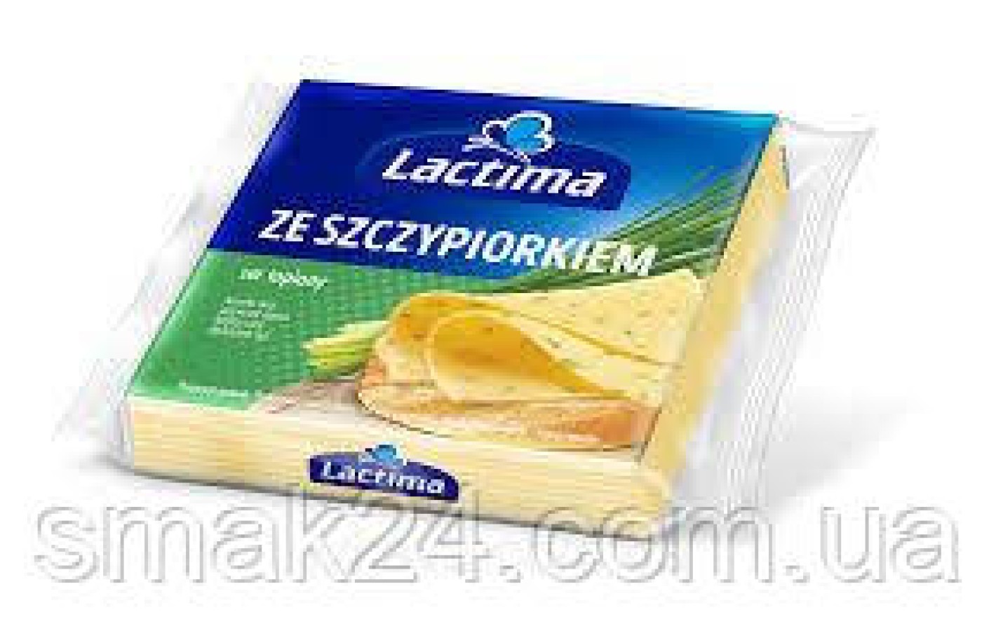 Сыр тостерный LACTIMA с зеленым луком Польша 130г