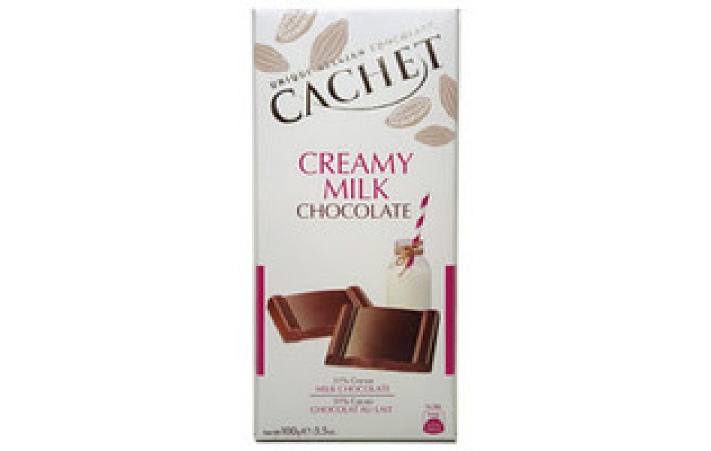 Шоколад Cachet (Кашет) молочний 31% какао Бельгія 100 г