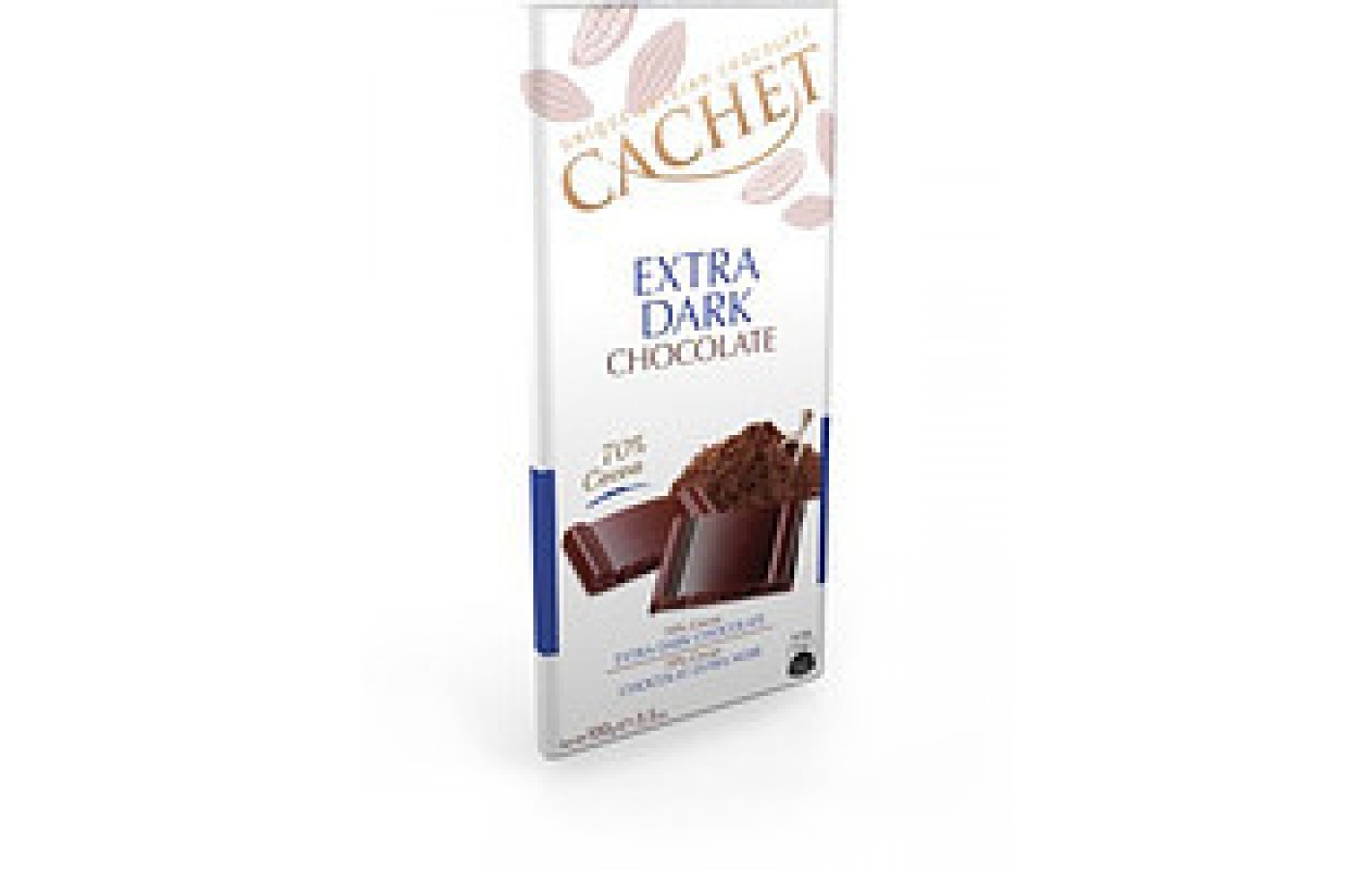 Шоколад экстра черный 70% какао Cachet Бельгия 100г
