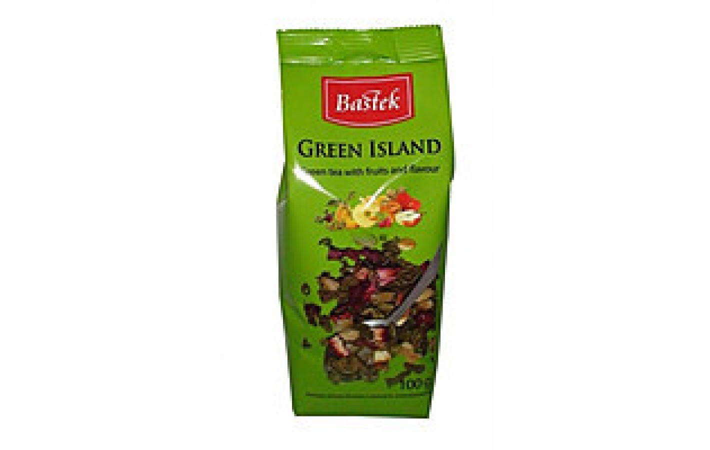 Чай зелений листовий з фруктами Bastek Green Island (Зелений острів) з фруктами Польща 100г