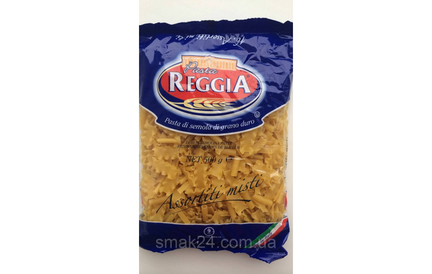 Макаронные изделия Pasta Reggia Assortiti misti 16  Италия 500г