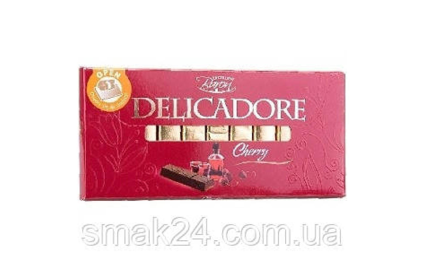 Шоколад чорний із вишнею Baron DELICADORE Cherry Польща 200 г