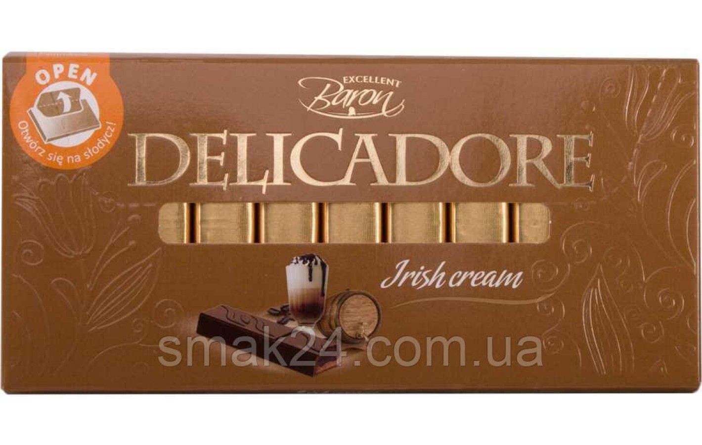 Шоколад DELICADORE Irish Cream ( с ирисовым кремом) Baron Польша 200г
