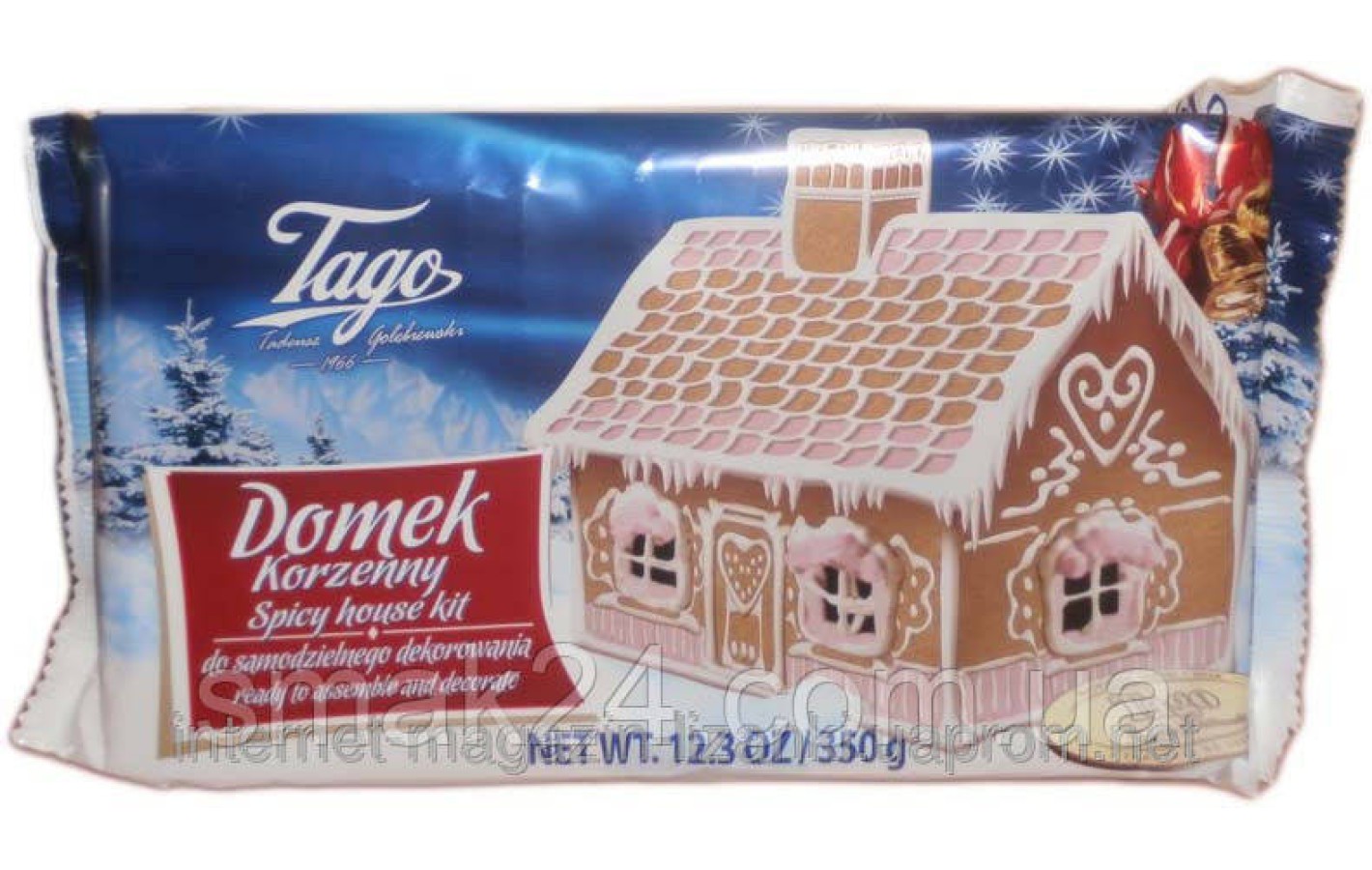 Пряничный имбирный Домик Tago Domek Польша 350г