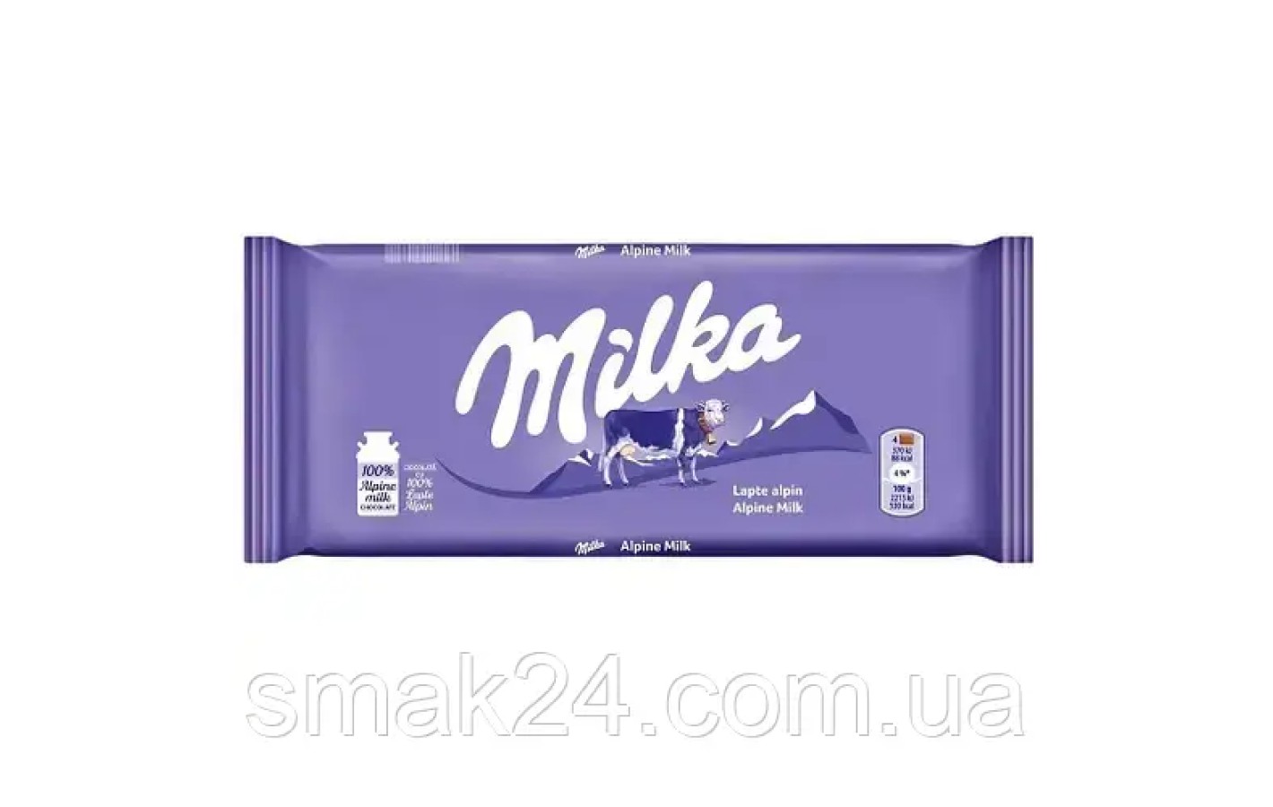 Шоколад молочный MILKA Alpine Milk  Швейцария 100г