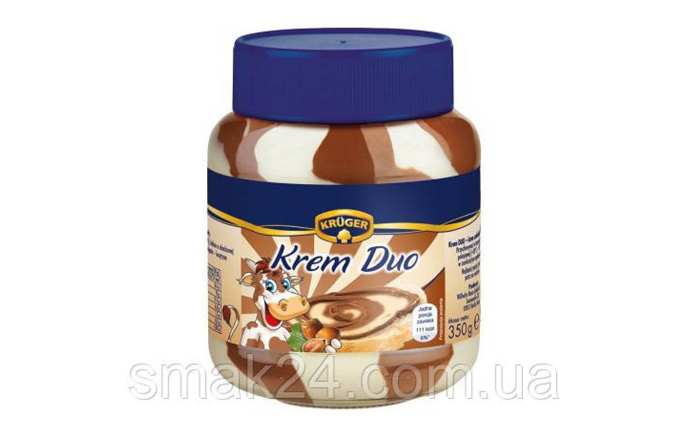 Шоколадно молочный крем (паста) Duo (Дуэт) Германия 350г