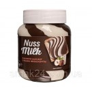 Шоколадный паста (крем) шоколадно-молочная с орехом NUSS MILK krem Польша 400г