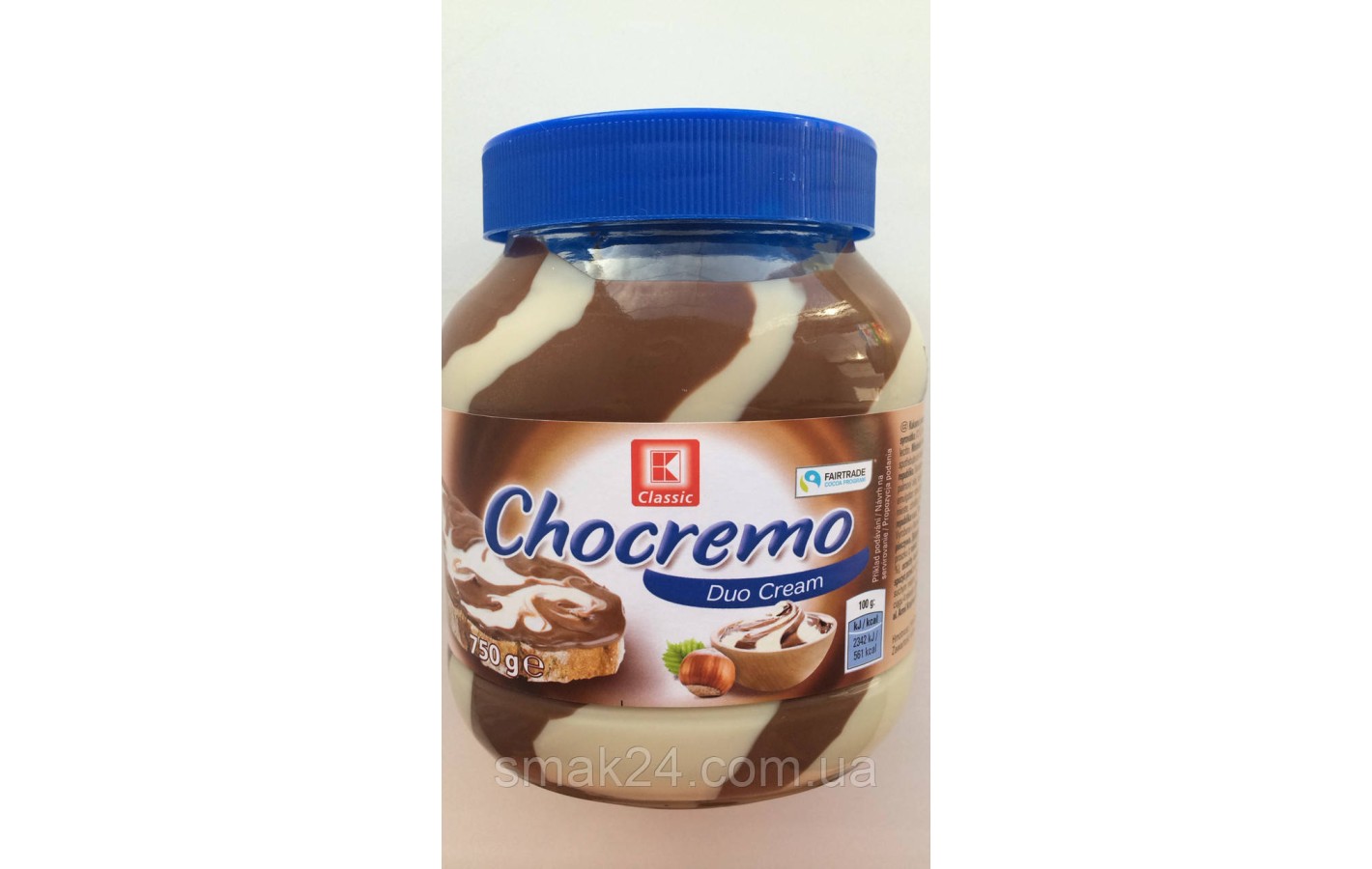 Шоколадний крем (паста) Chocremo з горіхом Німеччина 750г