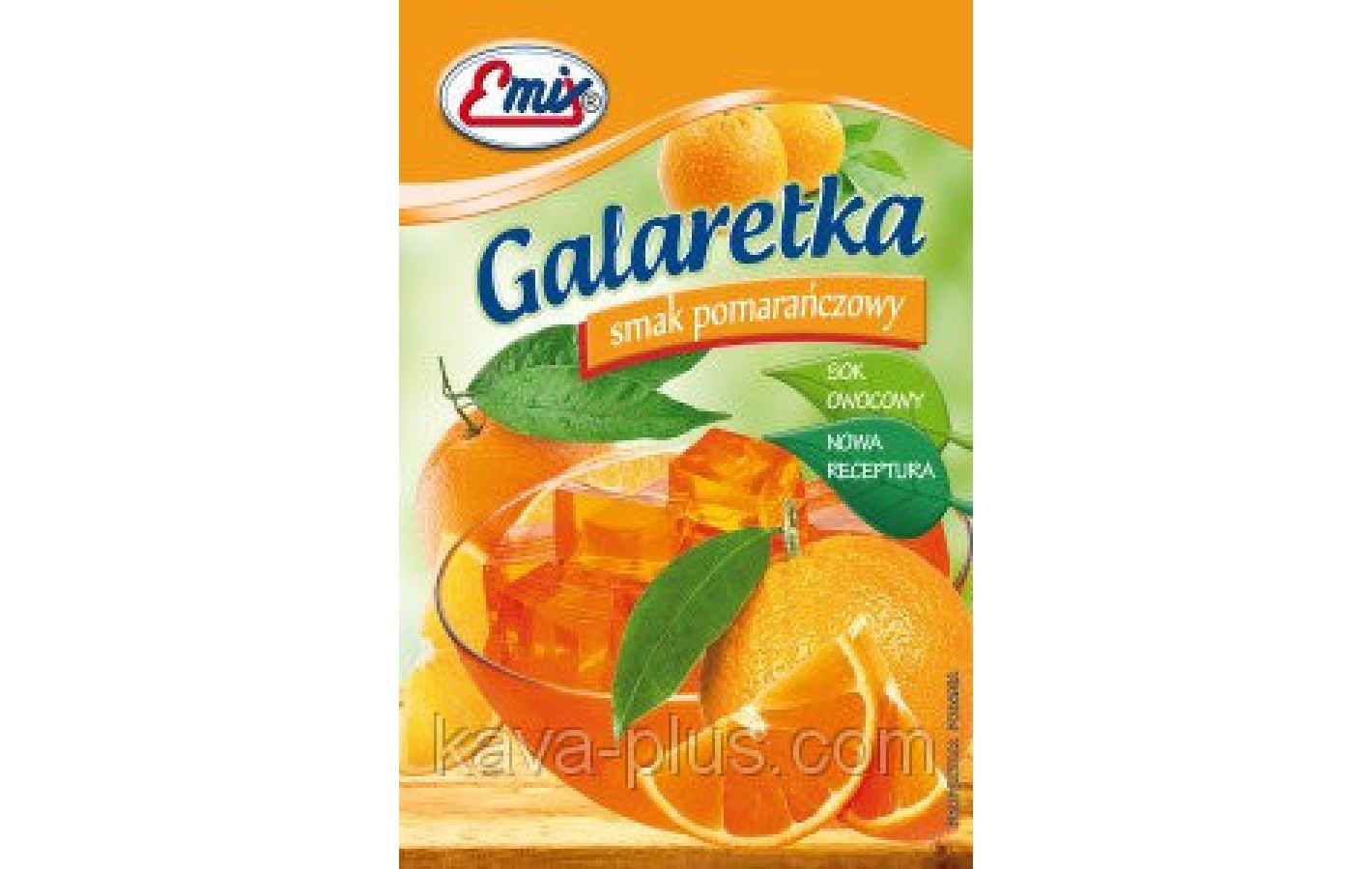 Галаретка (Желе) со вкусом апельсина Emix Польша 79г