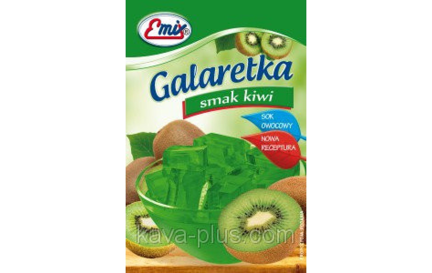 Галаретка (Желе) зі смаком ківі Emix Польща 79г