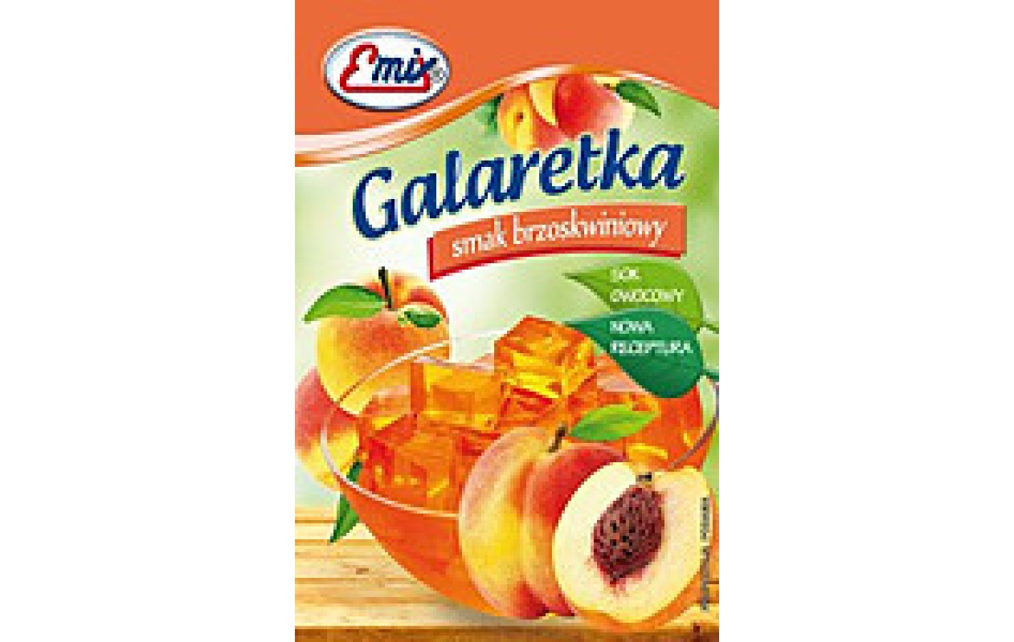 Галаретка (Желе) зі смаком персика Emix Польща 79г
