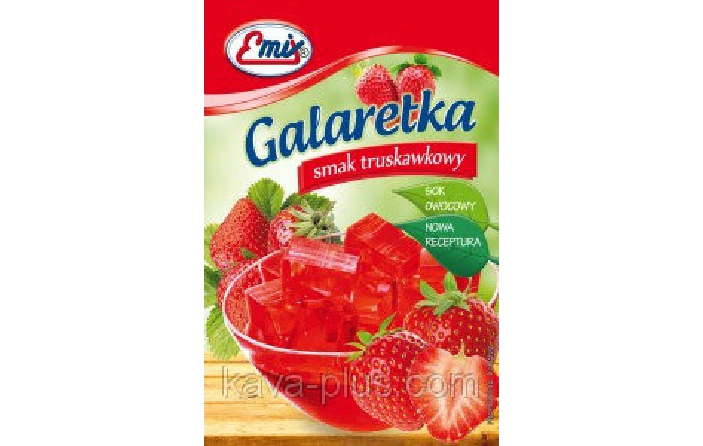Галаретка (Желе) зі смаком полуниці Emix Польща 79г