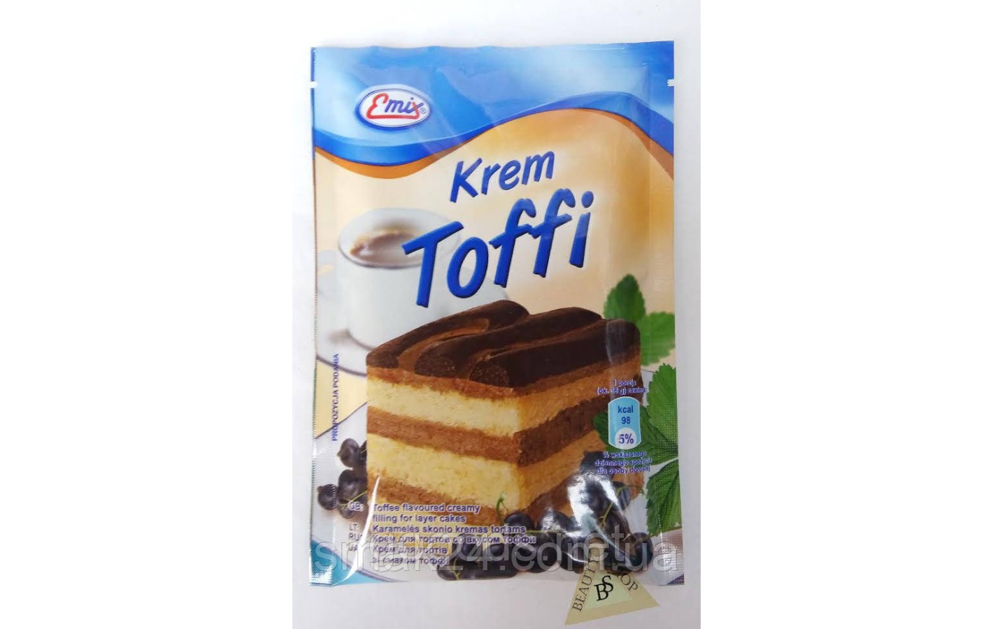 Крем для торта зі смаком карамелі Emix ToffiПольща 100 г