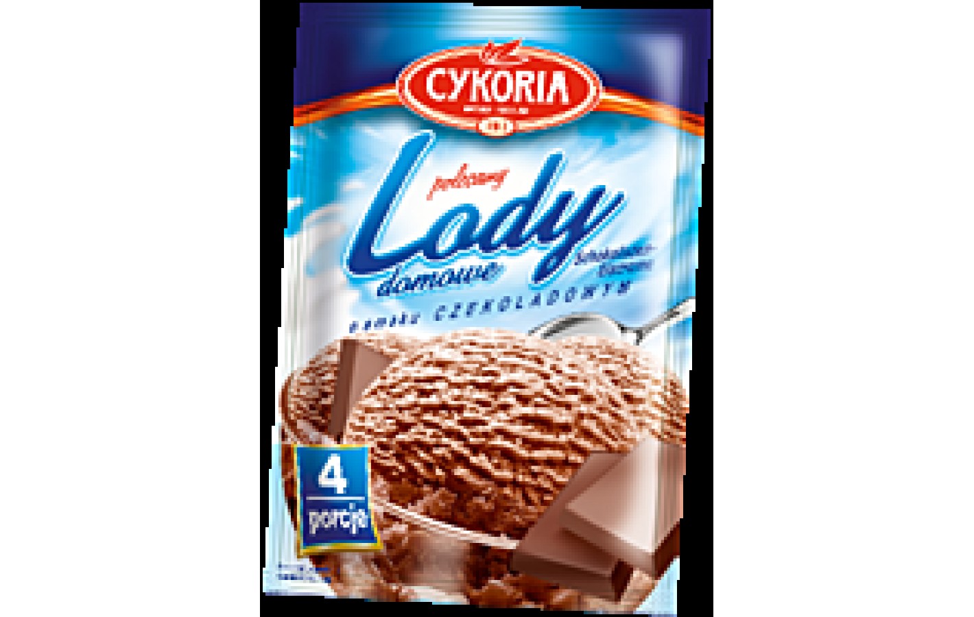 Морозиво сухе з шоколадним смаком Cykoria Польща 60 г (4 порції)