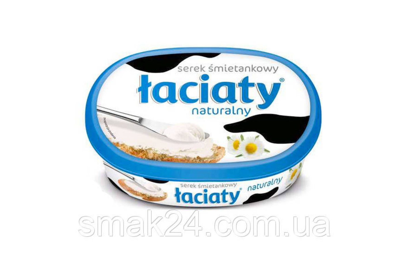 Сыр-крем (сырная намазка) Laciaty натуральный Польша 135г