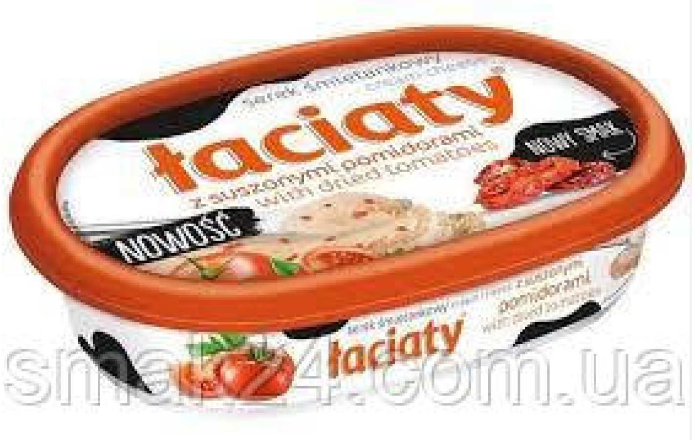 Сир-крем (сирна намазка) Laciaty з в'яленими помідорами Польща 135 г