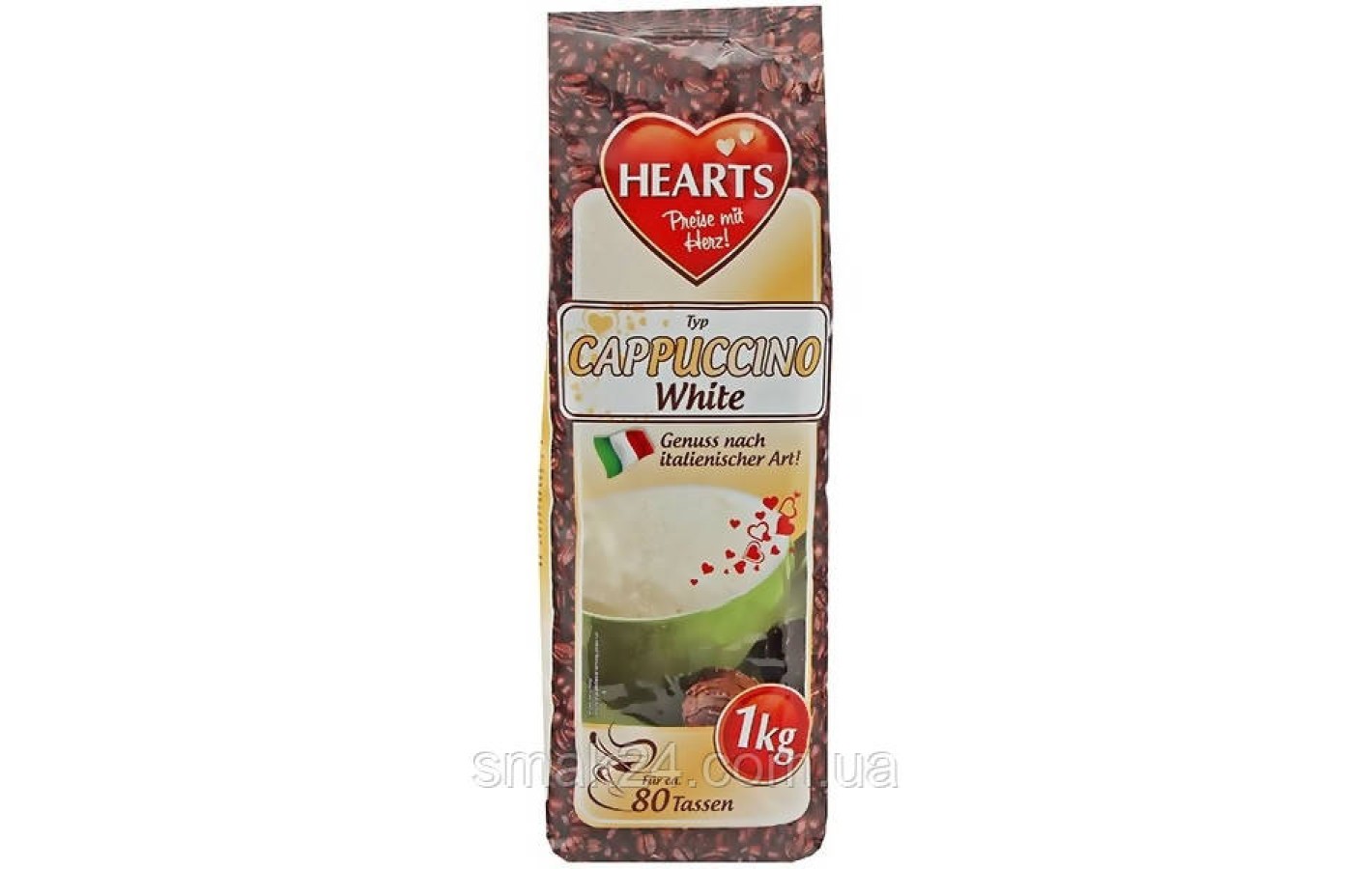 Капучино White (Белое) HEARTS Германия 1кг
