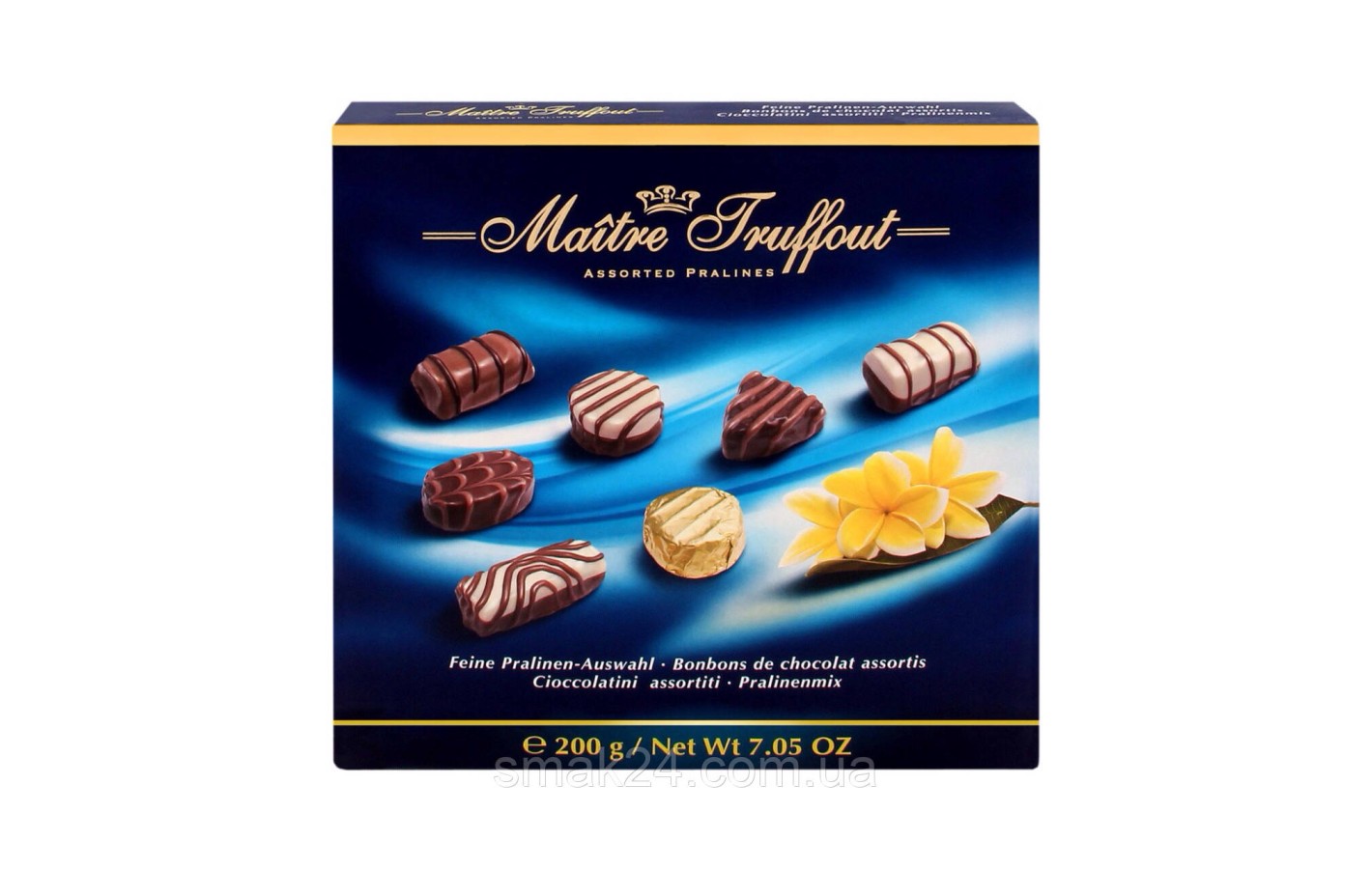 Конфеты шоколадные  Ассорти Пралине Maitre Truffout Австрия 200г