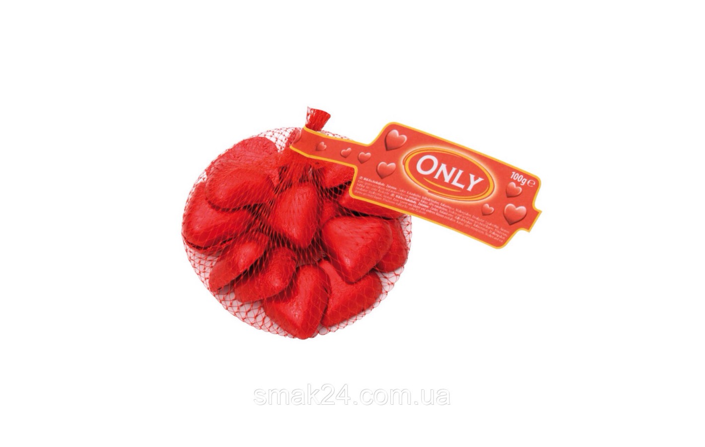 Шоколад молочный Сердечки Only Hearts 100г Австрия