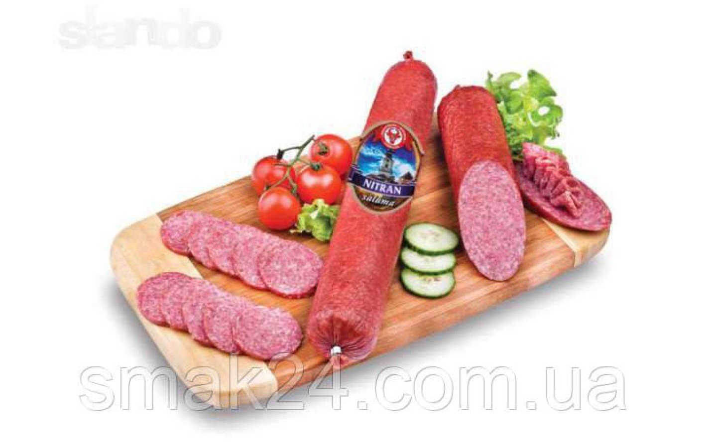 Ковбаса салямі (без глютену та сої) Nitran (Нитран) 600г Словаччина р