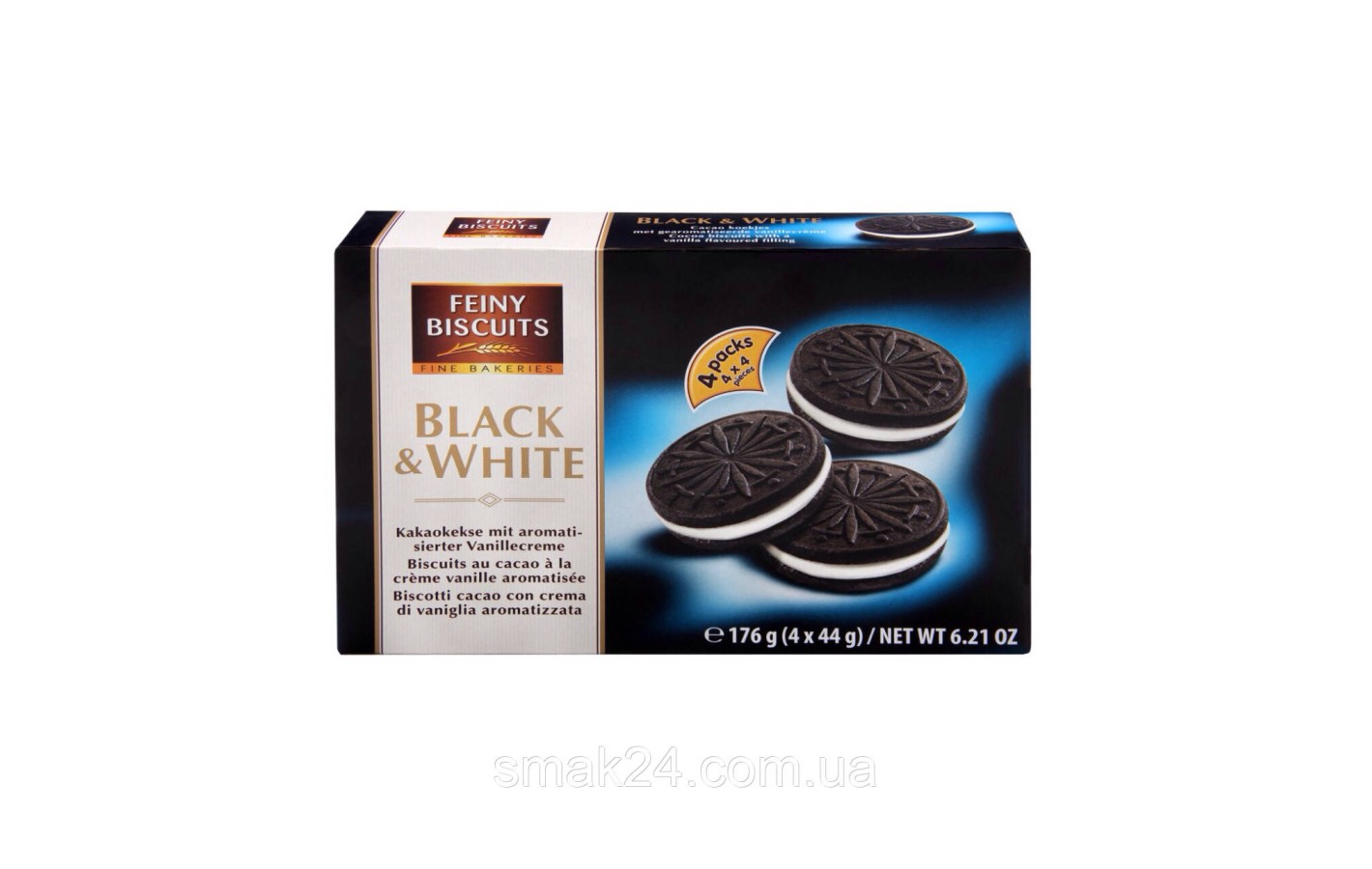 Печенье Black & White (OREO) Feiny Biscuits Австрия 176г