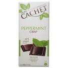 Шоколад Cachet (Кашет) черный 57% какао с мятой хрустящий Бельгия 100г