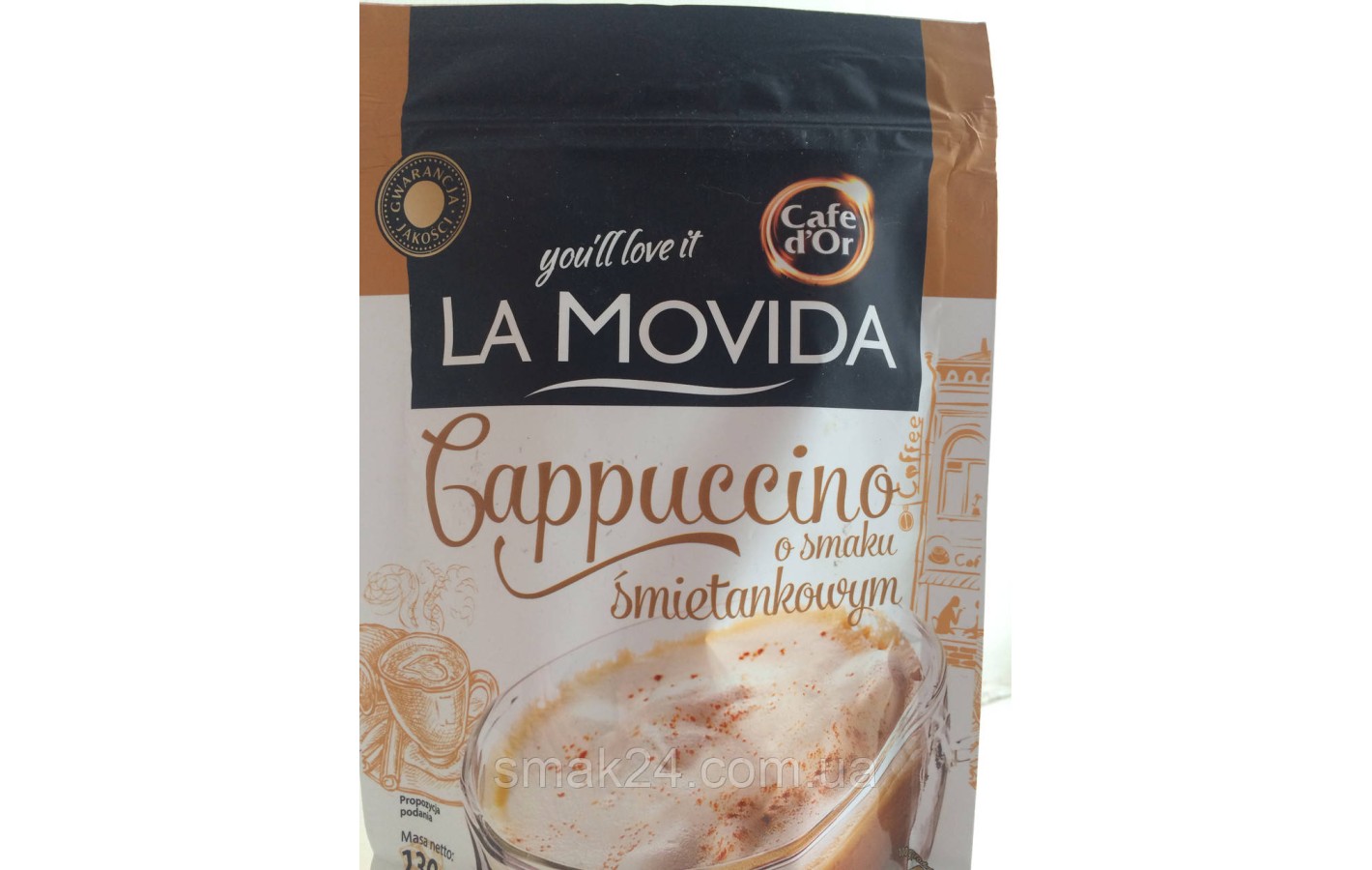 Капучино La Movida Cafe dOr зі сметанковим смаком Польща 130г