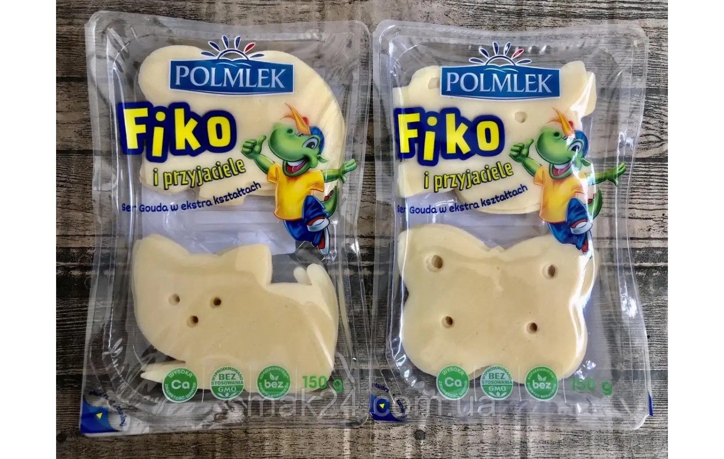 Сир дитячий БЕЗ КОНСЕРВАНІВ Fiko i przyjaciele (Фіко та друзі) Gouda Польща 150г