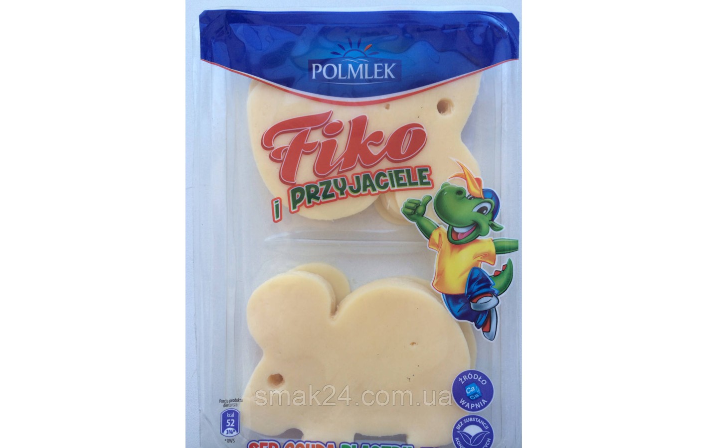 Сир дитячий БЕЗ КОНСЕРВАНІВ Fiko i przyjaciele (Фіко та друзі) Gouda Польща 150г