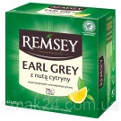 Чай черный Седой Граф с бергамотом и лимоном Remsey Earl Grey (75х1,75г) 131,25г Польша