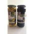 Маслины (Оливки) IBERIA зеленые и черные без косточки Польша 340г