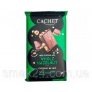 Шоколад CACHET (КАШЕТ) молочный 32% какао с фундуком (лесной орех) Бельгия 300г