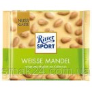 Шоколад Ritter Sport Weisse Mandel (цельный миндаль) Германия 100г