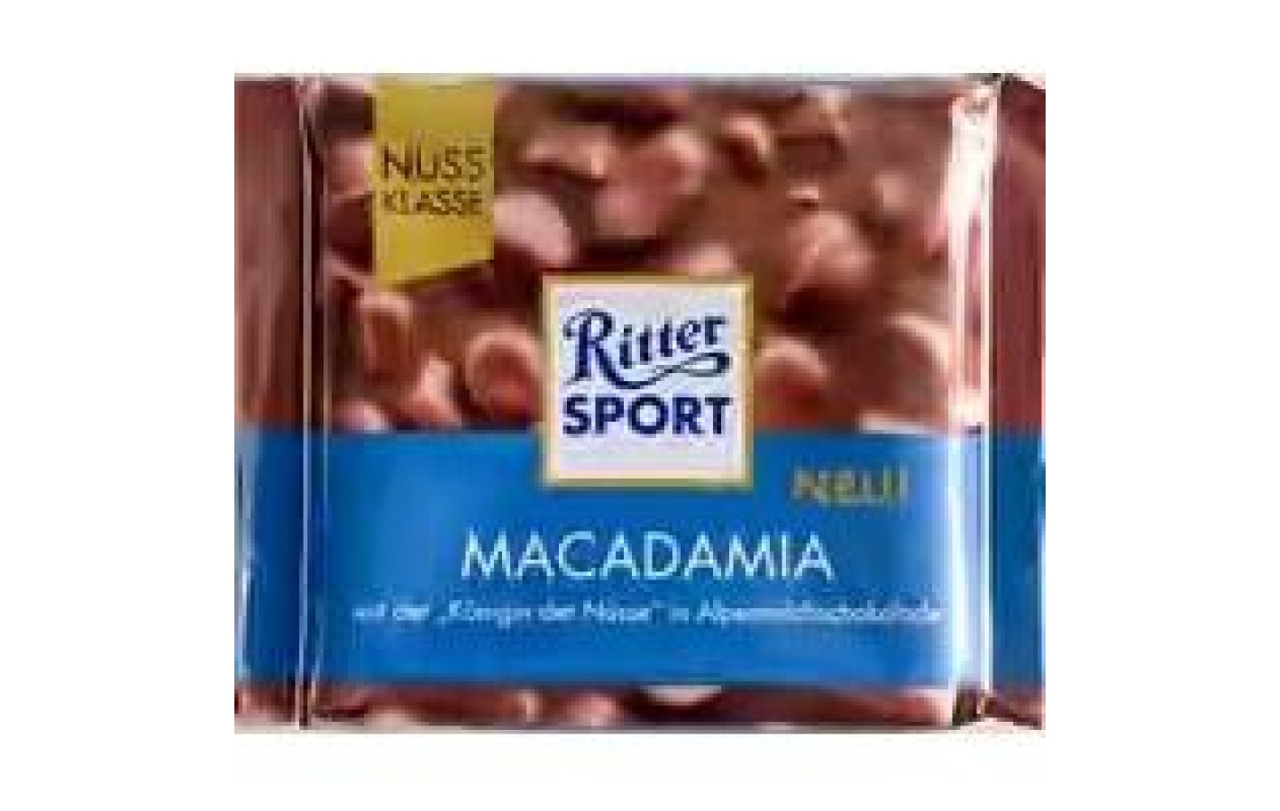 Шоколад RITTER SPORT MACADAMIA ( с орехом Макадамиа) Германия 100г