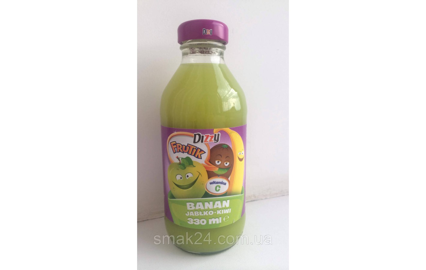 Сок дитячих Dizy Frutik (яблуко, киві, банан) Польща 330 мл