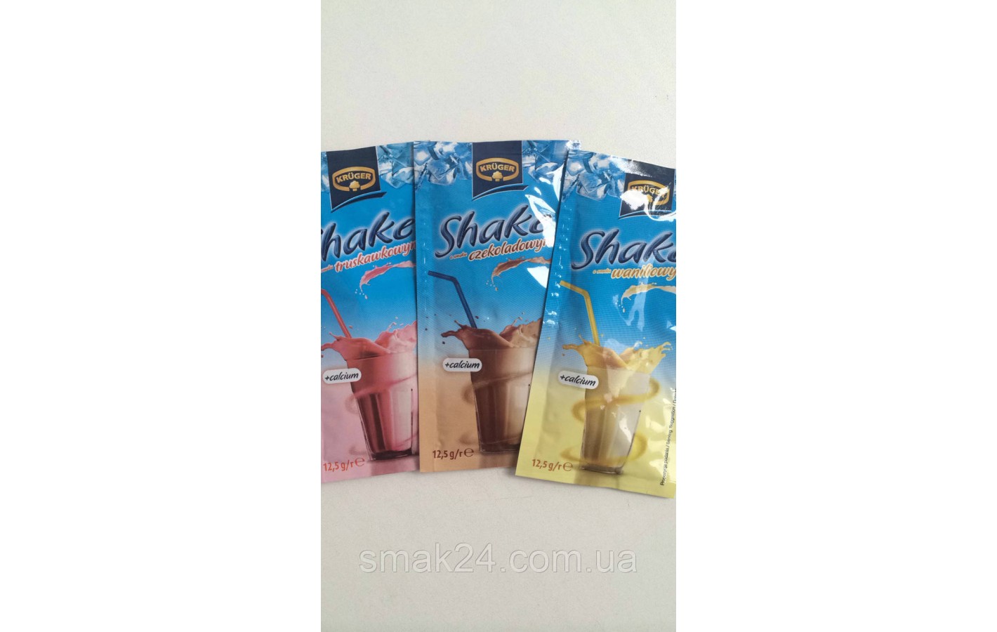 Коктейль-напиток Shake (Шейк) с клубничным вкусом Kruger Польша 12,5г