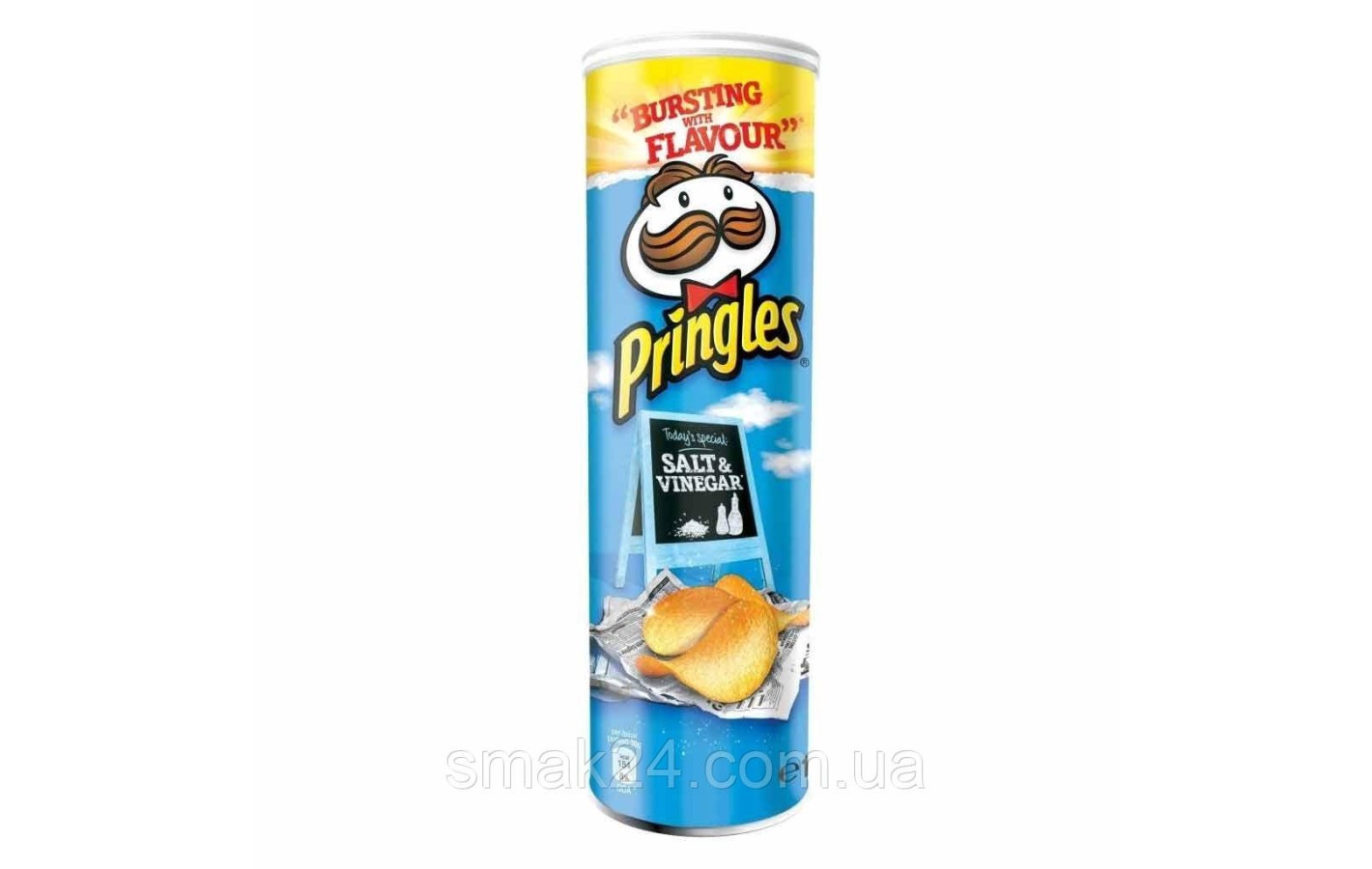 Чипсы с солью и уксусом Pringles Salt & Vinegar, 165 г