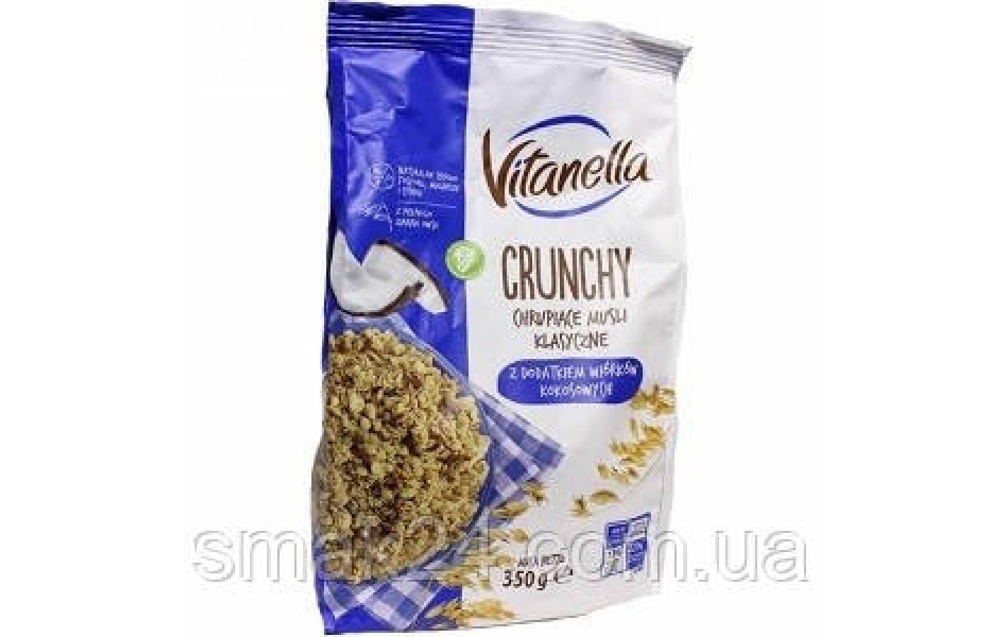 Мюсли хрустящие Vitanella  Crunchy с кокосом Польша 350г