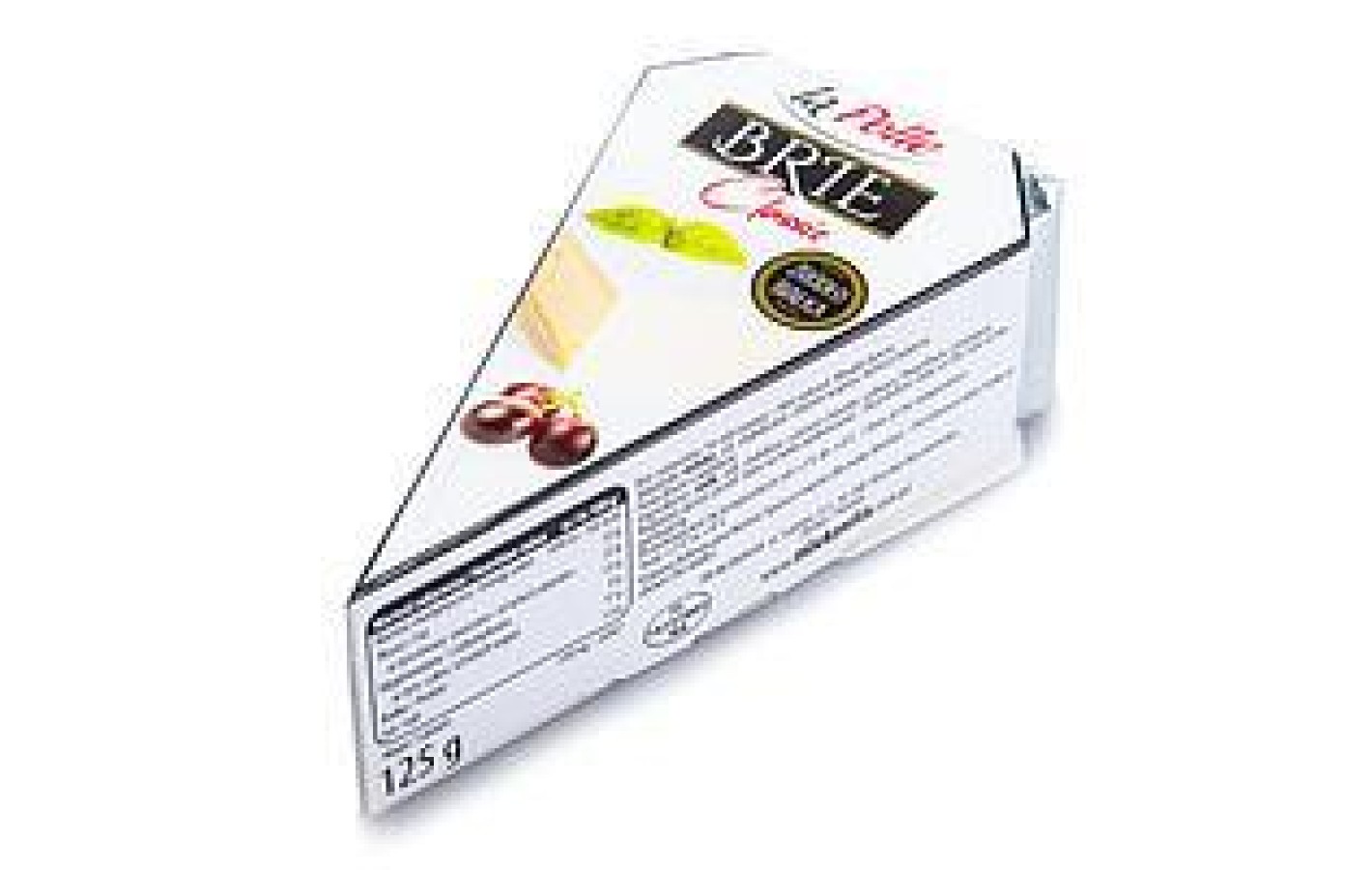 Сир брі з білою цвіллю La Polle Brie Classic Mlekovita 125 р.
