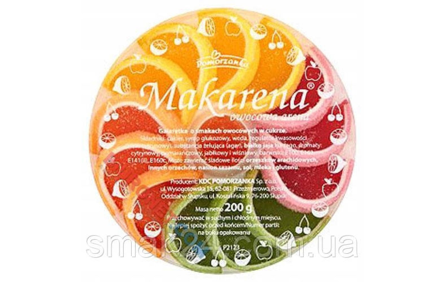 Мармеладные дольки Фруктовые  Makarena   200г Польша